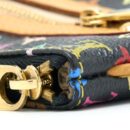 AAA Replica Louis Vuitton LV VINTAGE CLUTCH BLACK/MULTICOLOUR GHW