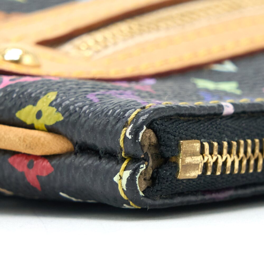 AAA Replica Louis Vuitton LV VINTAGE CLUTCH BLACK/MULTICOLOUR GHW
