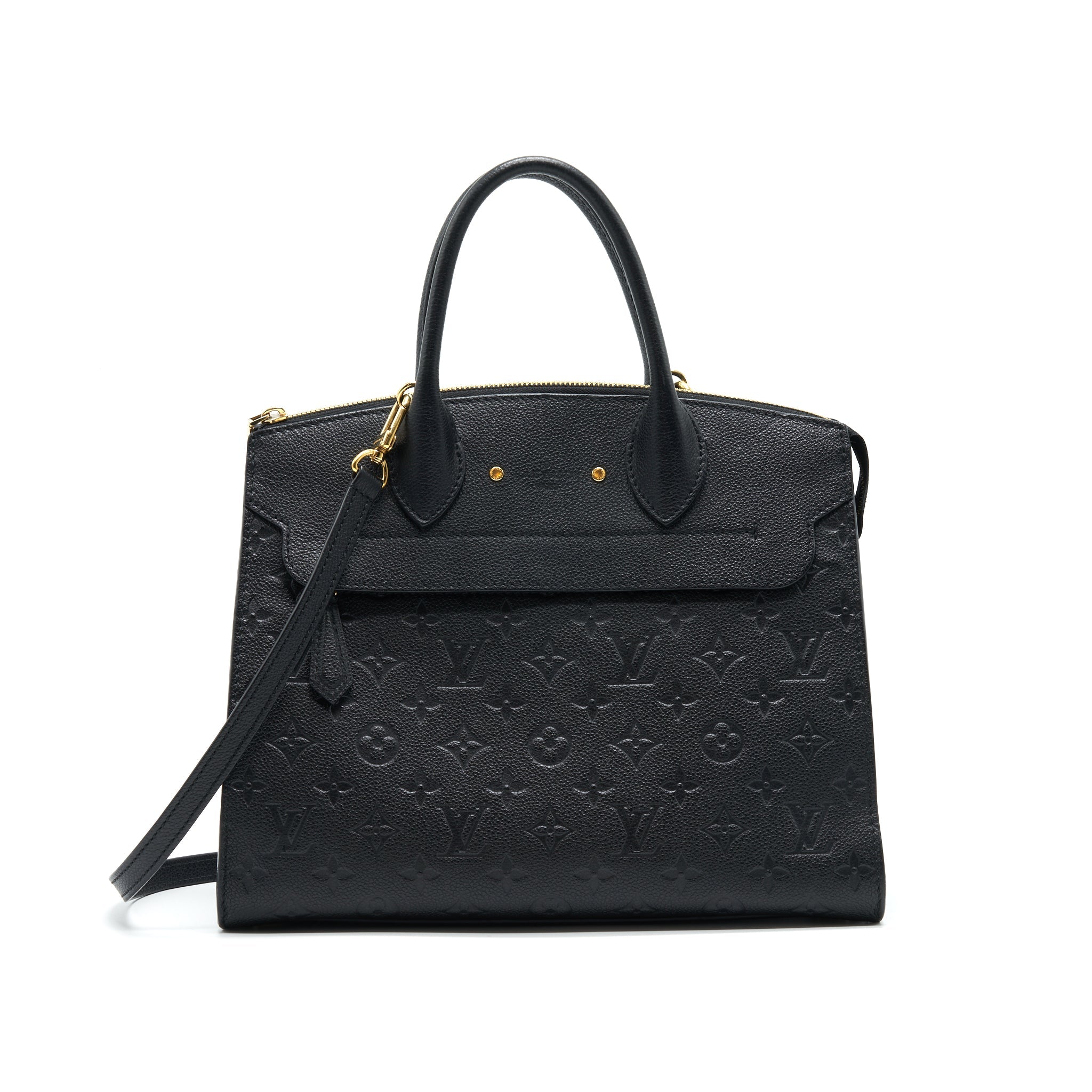 AAA Replica Louis Vuitton LV MONOGRAM EMPREINTE PONT NEUF MM NOIR