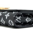 AAA Replica Louis Vuitton LV TWIST CHAIN WALLET MONOGRAM CATOGRAM CAT BLACK