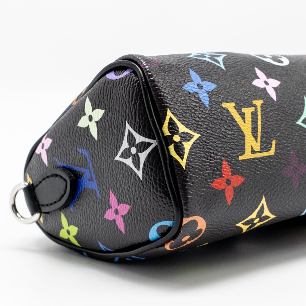 AAA Replica Louis Vuitton LV X TAKASHI MURAKAMI NANO SPEEDY MULTICOLOURED MONOGRAM CANVAS BLACK SHW