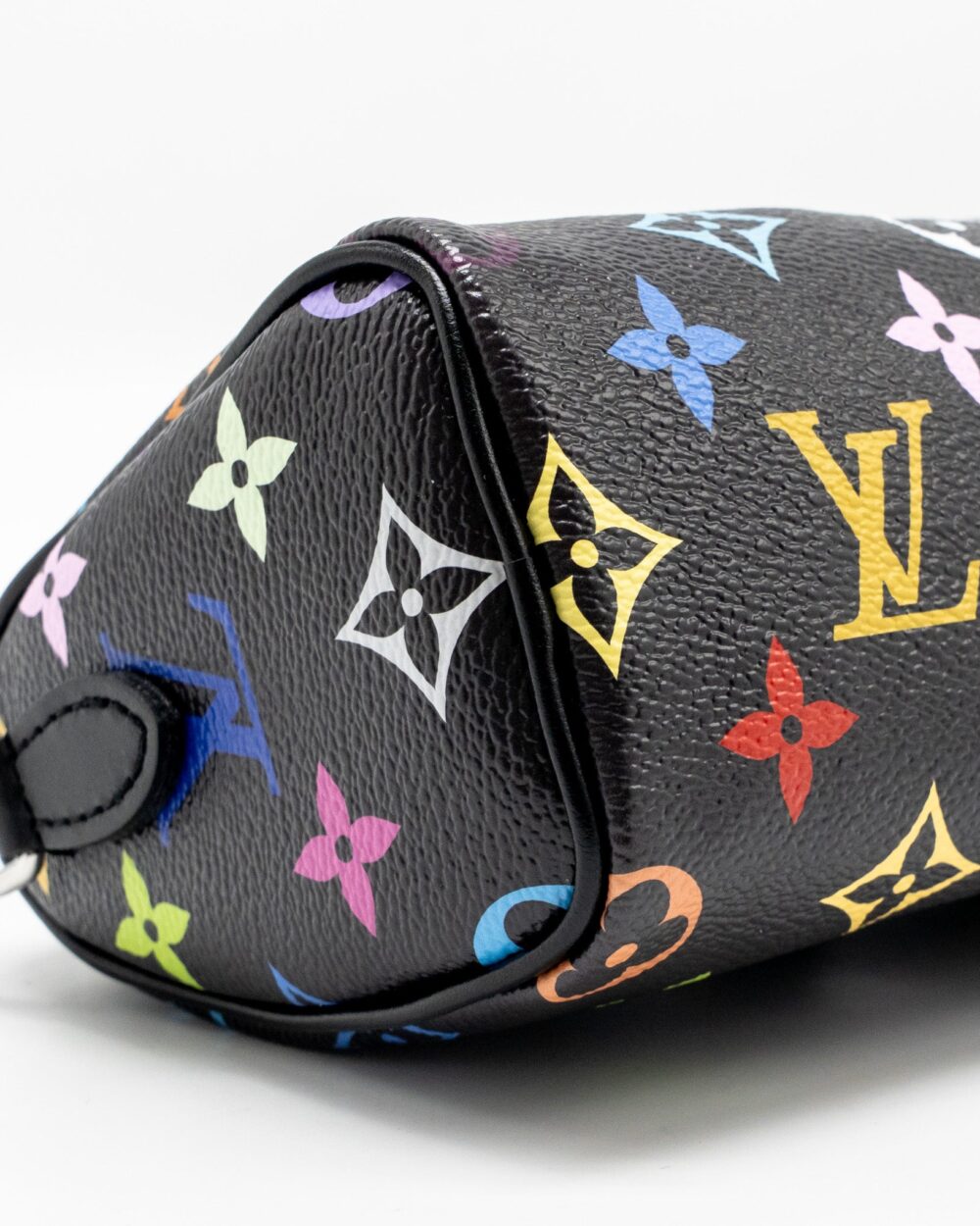 AAA Replica Louis Vuitton LV X TAKASHI MURAKAMI NANO SPEEDY MULTICOLOURED MONOGRAM CANVAS BLACK SHW