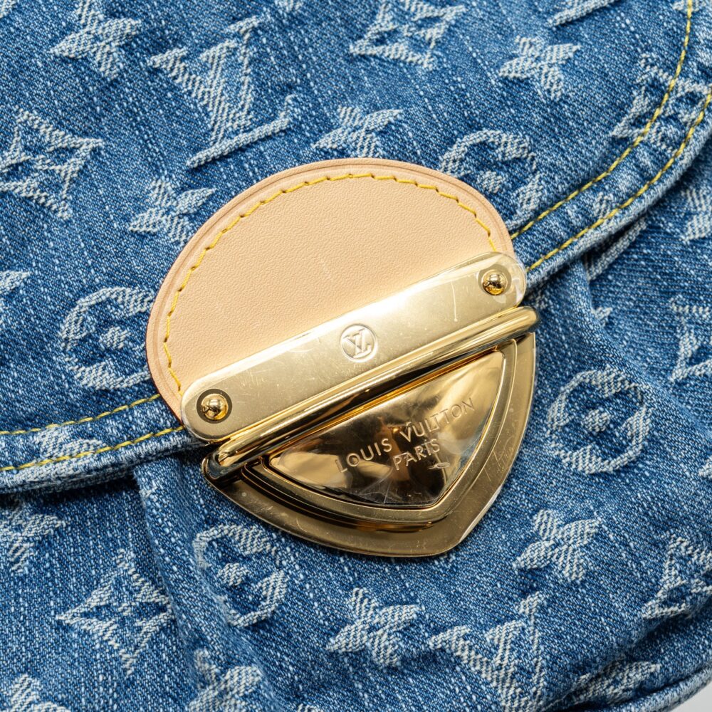 AAA Replica Louis Vuitton LV SUNSET BAG DENIM BLUE GHW (NEW VERSION)