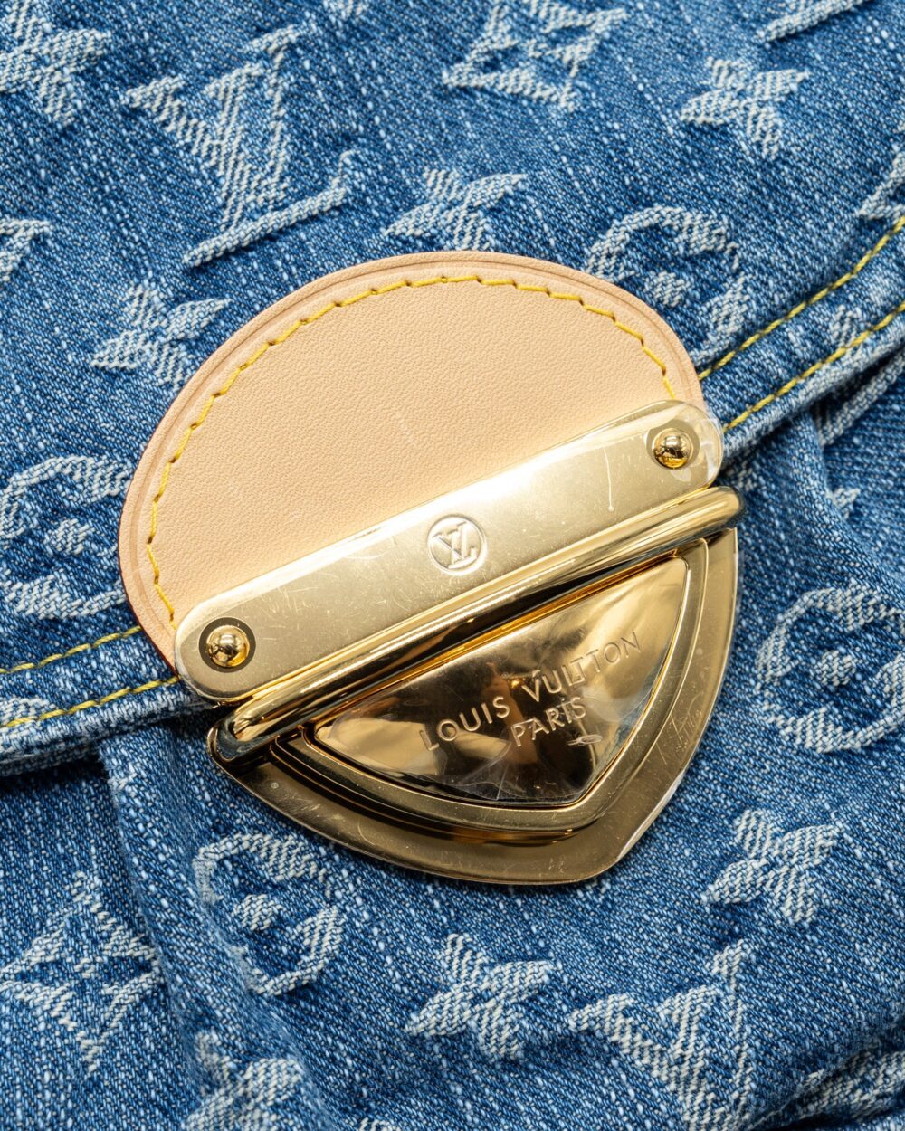 AAA Replica Louis Vuitton LV SUNSET BAG DENIM BLUE GHW (NEW VERSION)