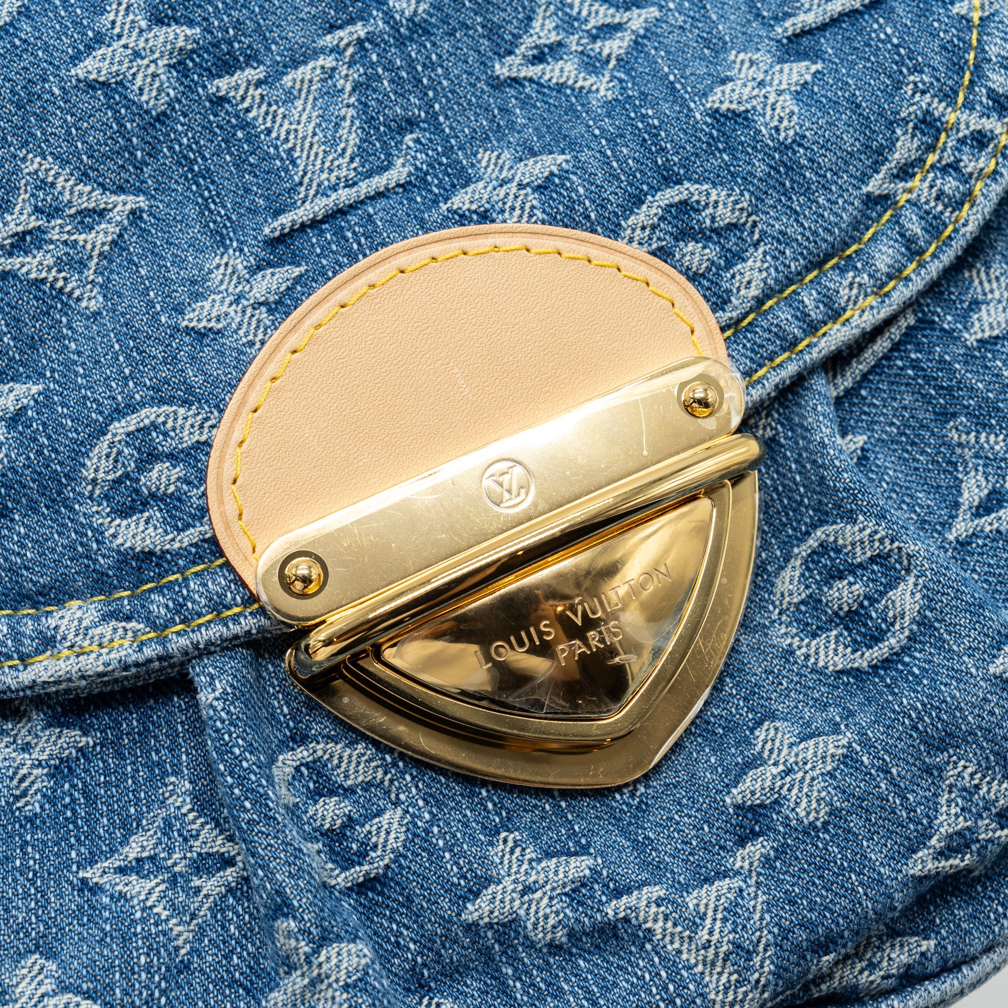 AAA Replica Louis Vuitton LV SUNSET BAG DENIM BLUE GHW (NEW VERSION)