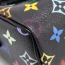 AAA Replica Louis Vuitton LV X TAKASHI MURAKAMI NANO SPEEDY MULTICOLOURED MONOGRAM CANVAS BLACK SHW