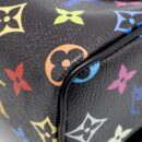 AAA Replica Louis Vuitton LV X TAKASHI MURAKAMI NANO SPEEDY MULTICOLOURED MONOGRAM CANVAS BLACK SHW