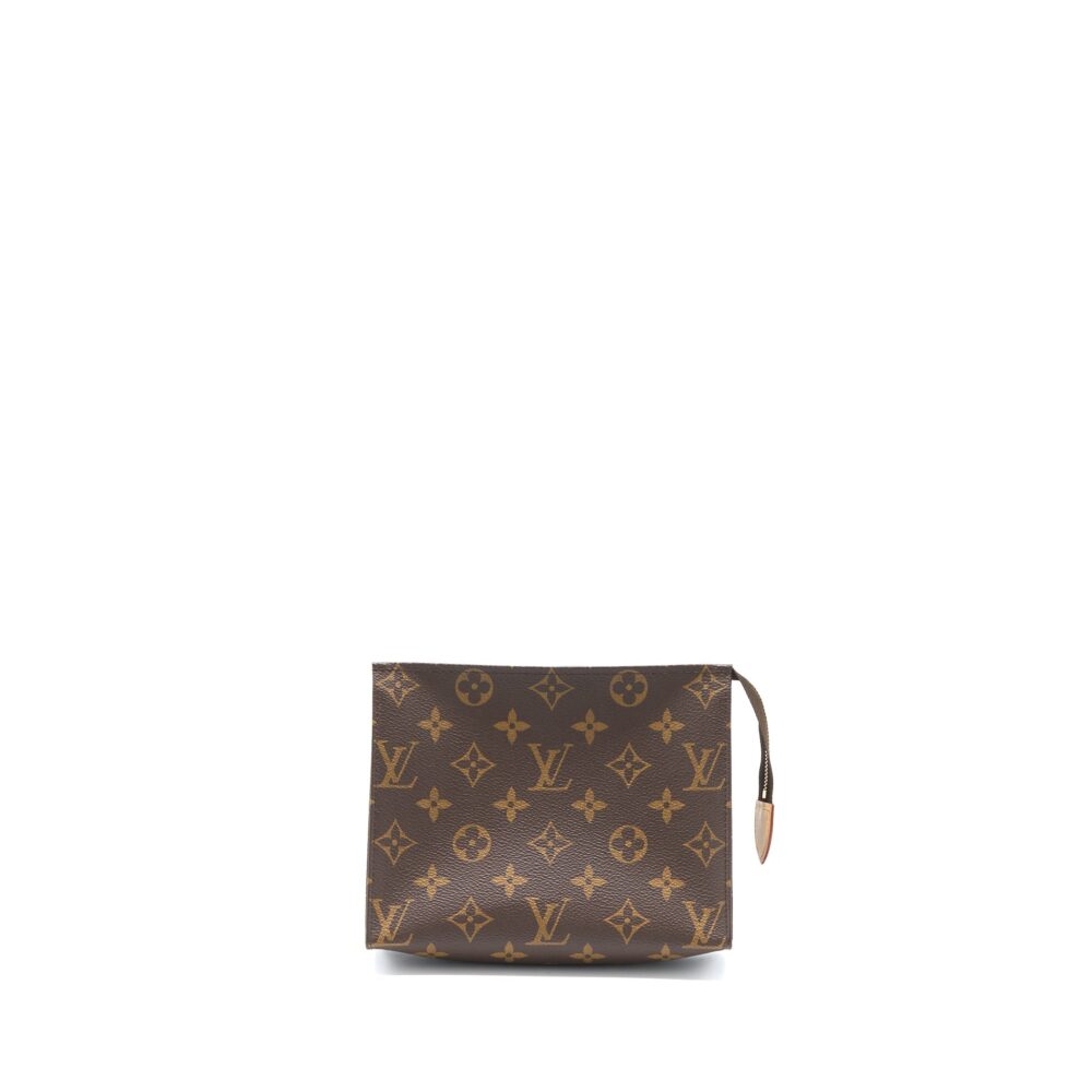 AAA Replica Louis Vuitton LV TOILETRY POCHETTE 19 MONOGRAM CANVAS GHW