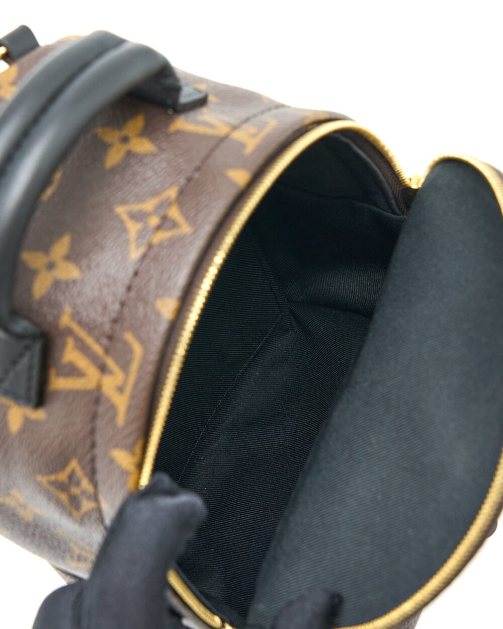 AAA Replica Louis Vuitton LV PALM SPRING MINI BACKPACK MONOGRAM CANVAS GHW (NEW VERSION)