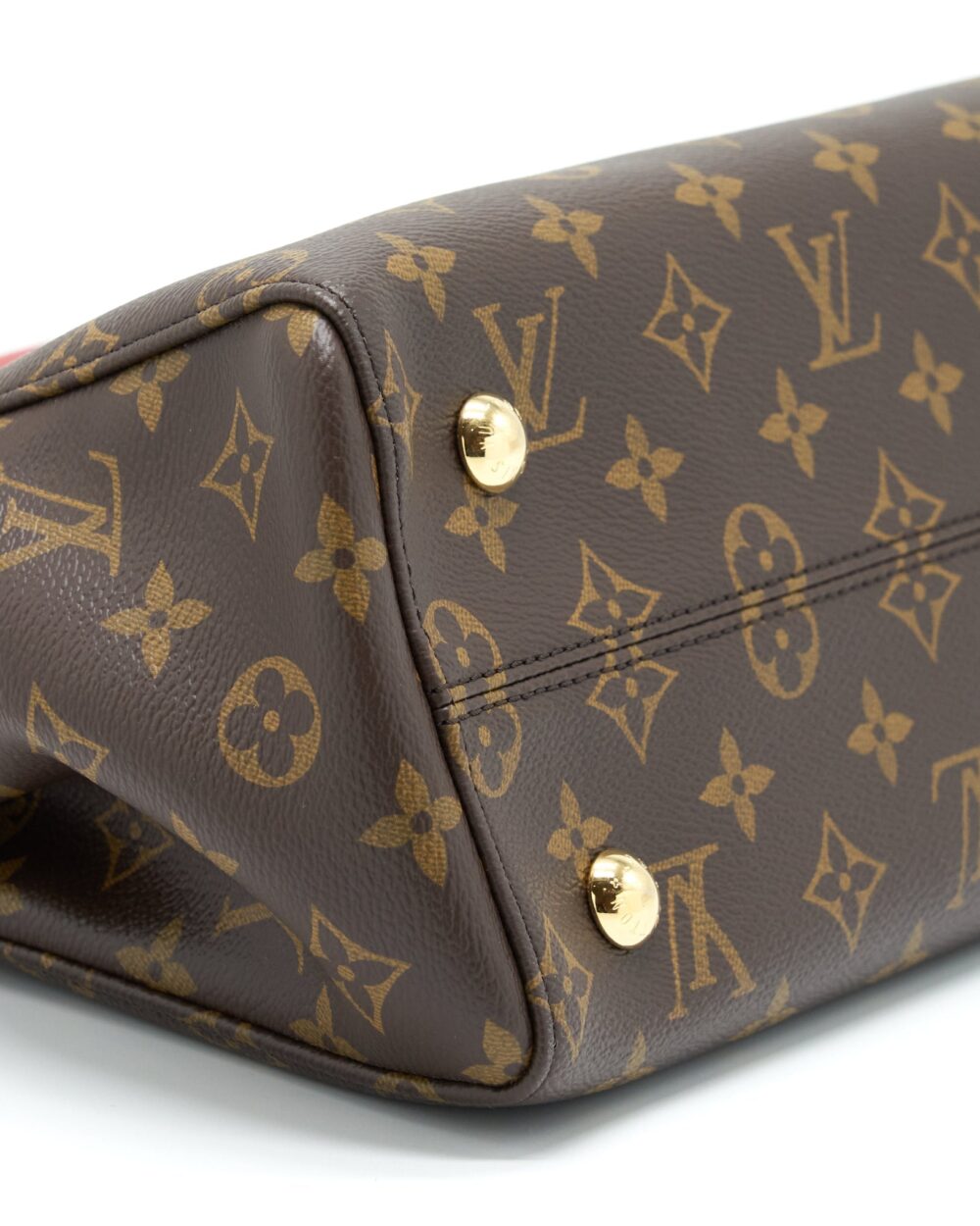 AAA Replica Louis Vuitton LV VENUS BAG LEATHER/MONOGRAM CANVAS RED YEAR 2016