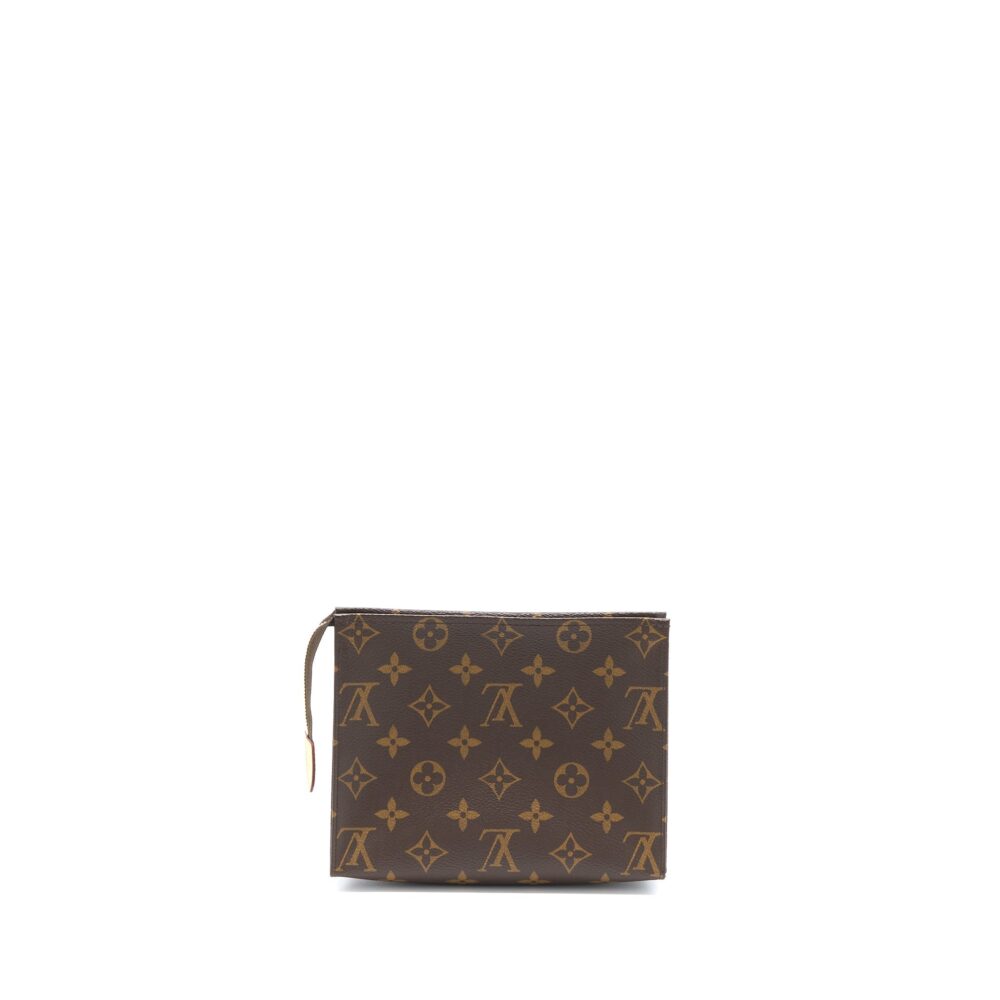 AAA Replica Louis Vuitton LV TOILETRY POCHETTE 19 MONOGRAM CANVAS GHW