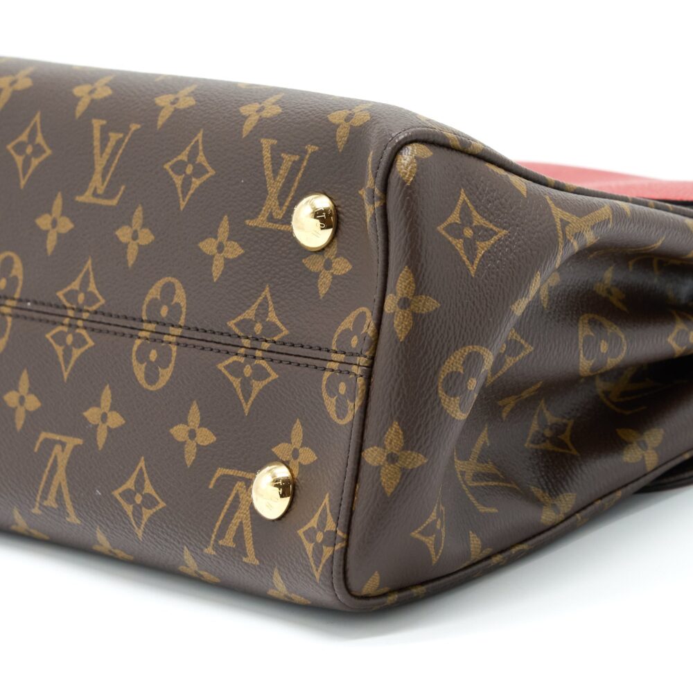 AAA Replica Louis Vuitton LV VENUS BAG LEATHER/MONOGRAM CANVAS RED YEAR 2016