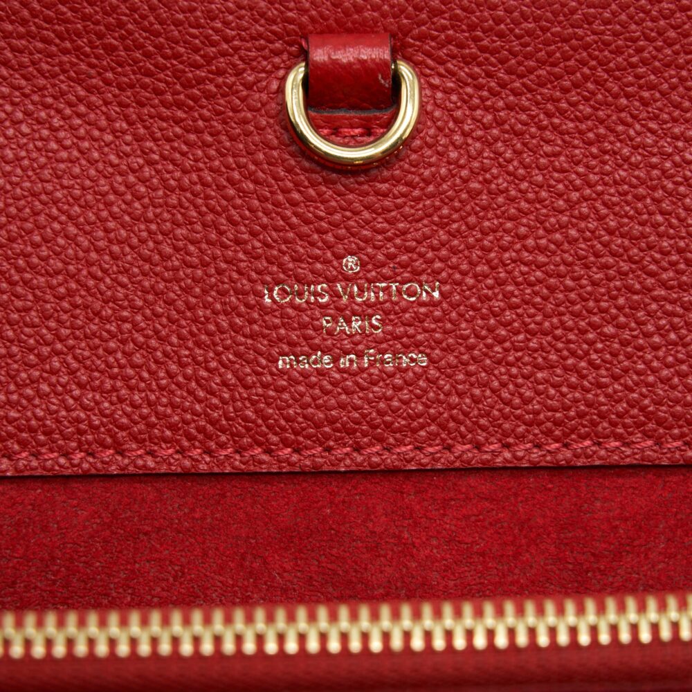 AAA Replica Louis Vuitton LV VENUS BAG LEATHER/MONOGRAM CANVAS RED YEAR 2016