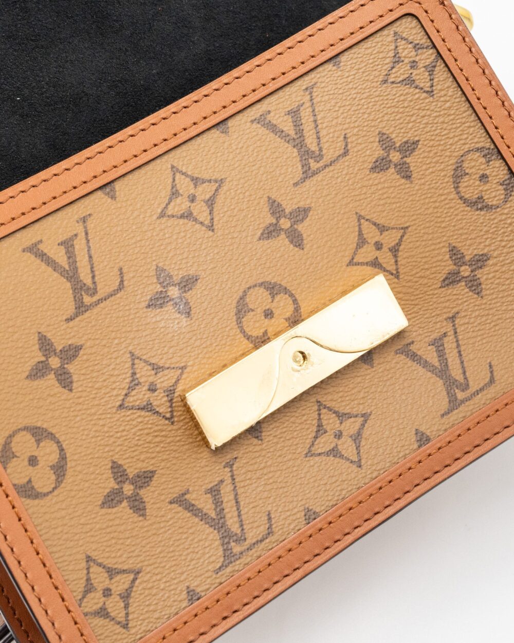 AAA Replica Louis Vuitton LV MINI DAUPHINE MONOGRAM CANVAS GHW