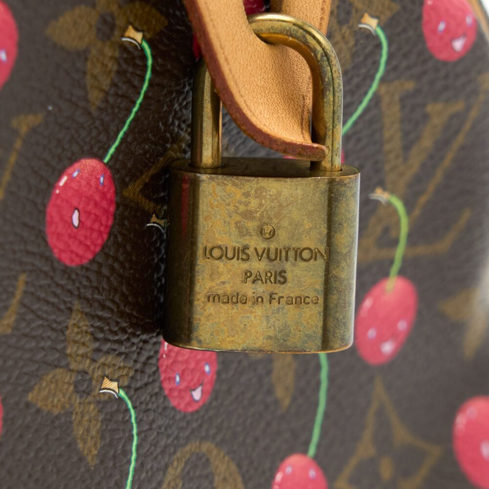 AAA Replica Louis Vuitton LV SPEEDY 25 CHERRY BLOSSOM MONOGRAM CANVAS GHW