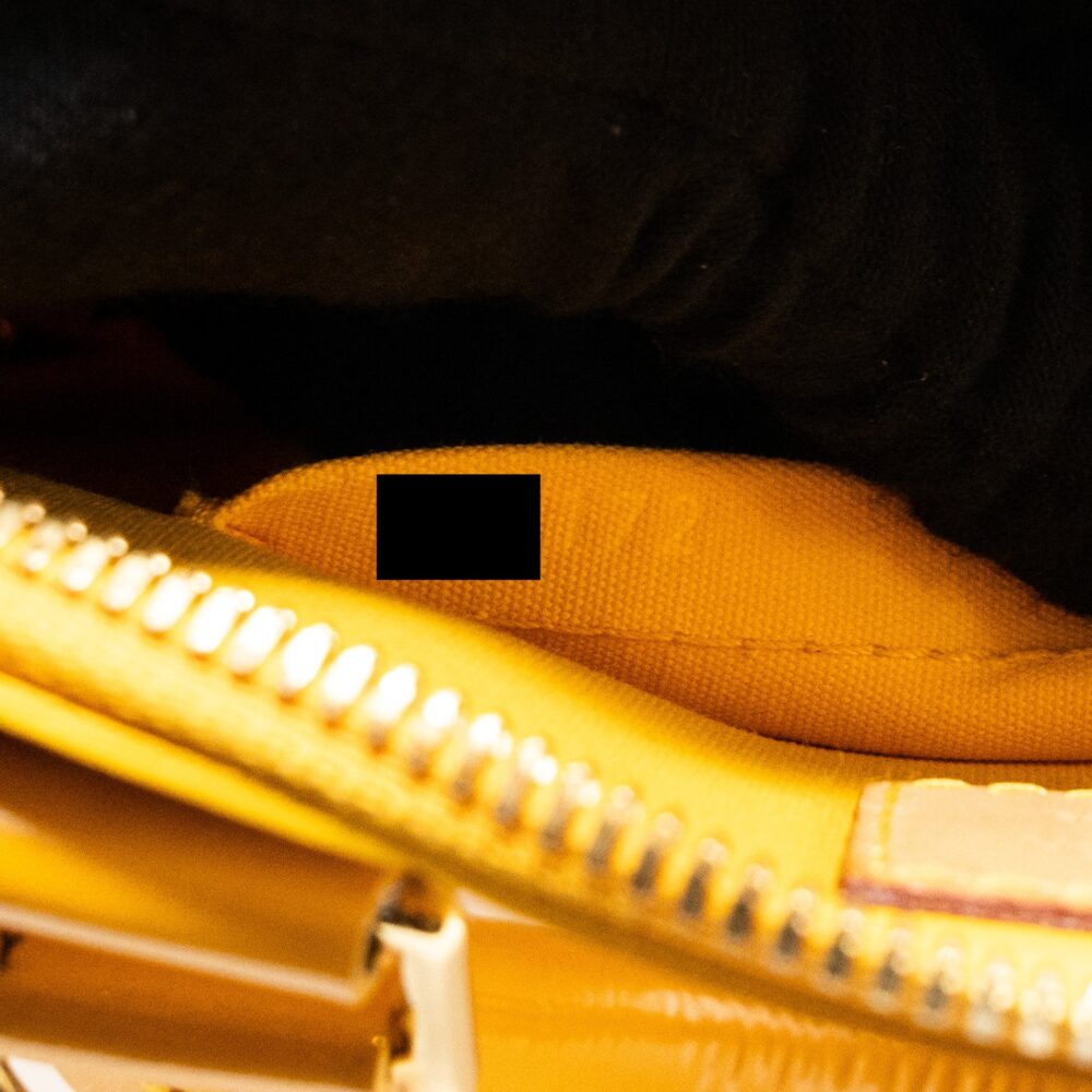 AAA Replica Louis Vuitton LV ALMA BB PATENT YELLOW LGHW