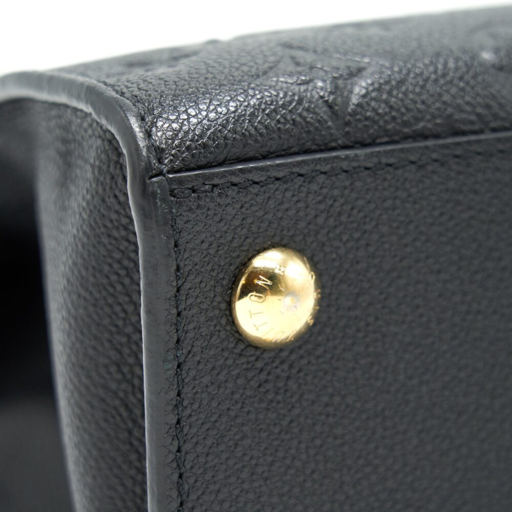 AAA Replica Louis Vuitton LV MONOGRAM EMPREINTE PONT NEUF MM NOIR