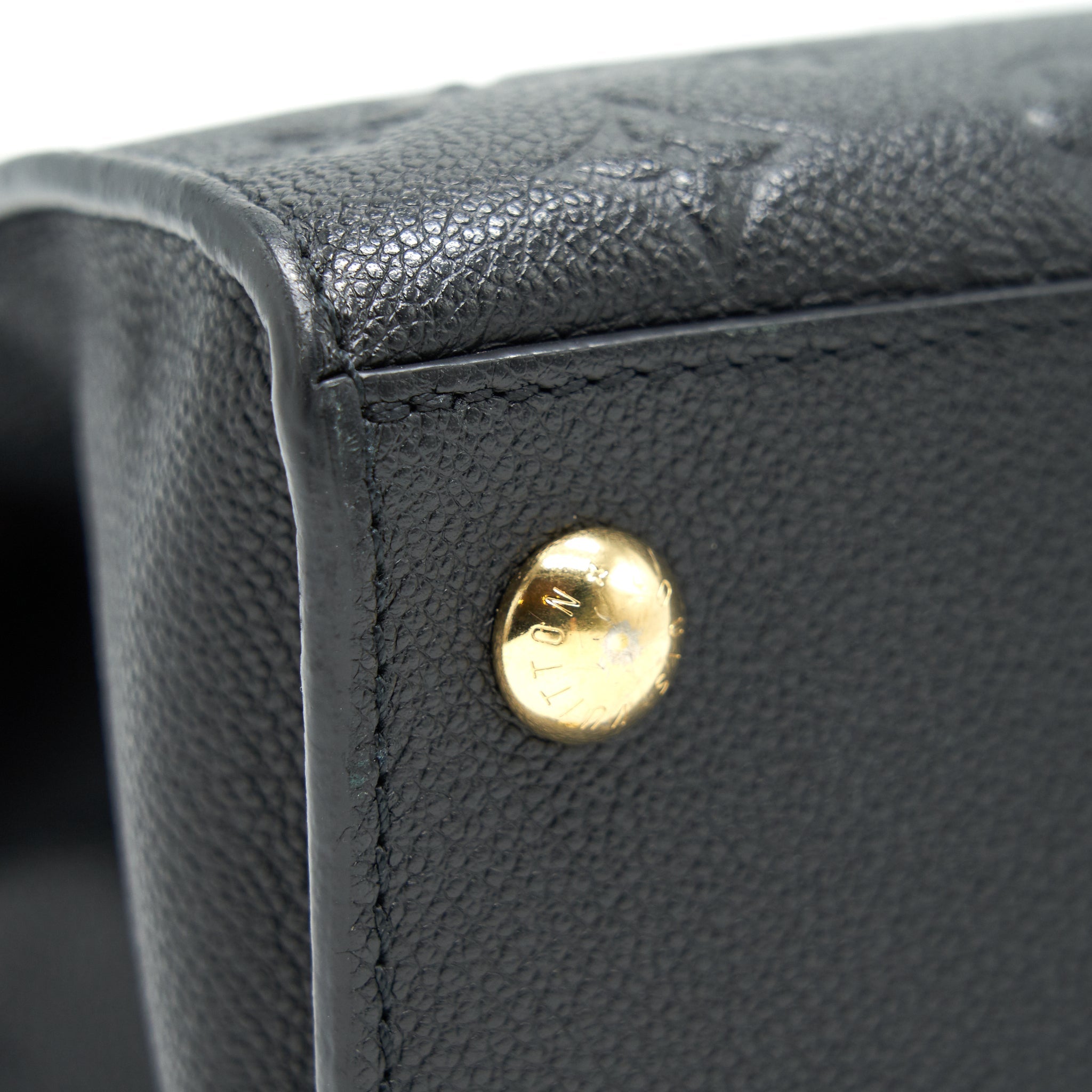 AAA Replica Louis Vuitton LV MONOGRAM EMPREINTE PONT NEUF MM NOIR