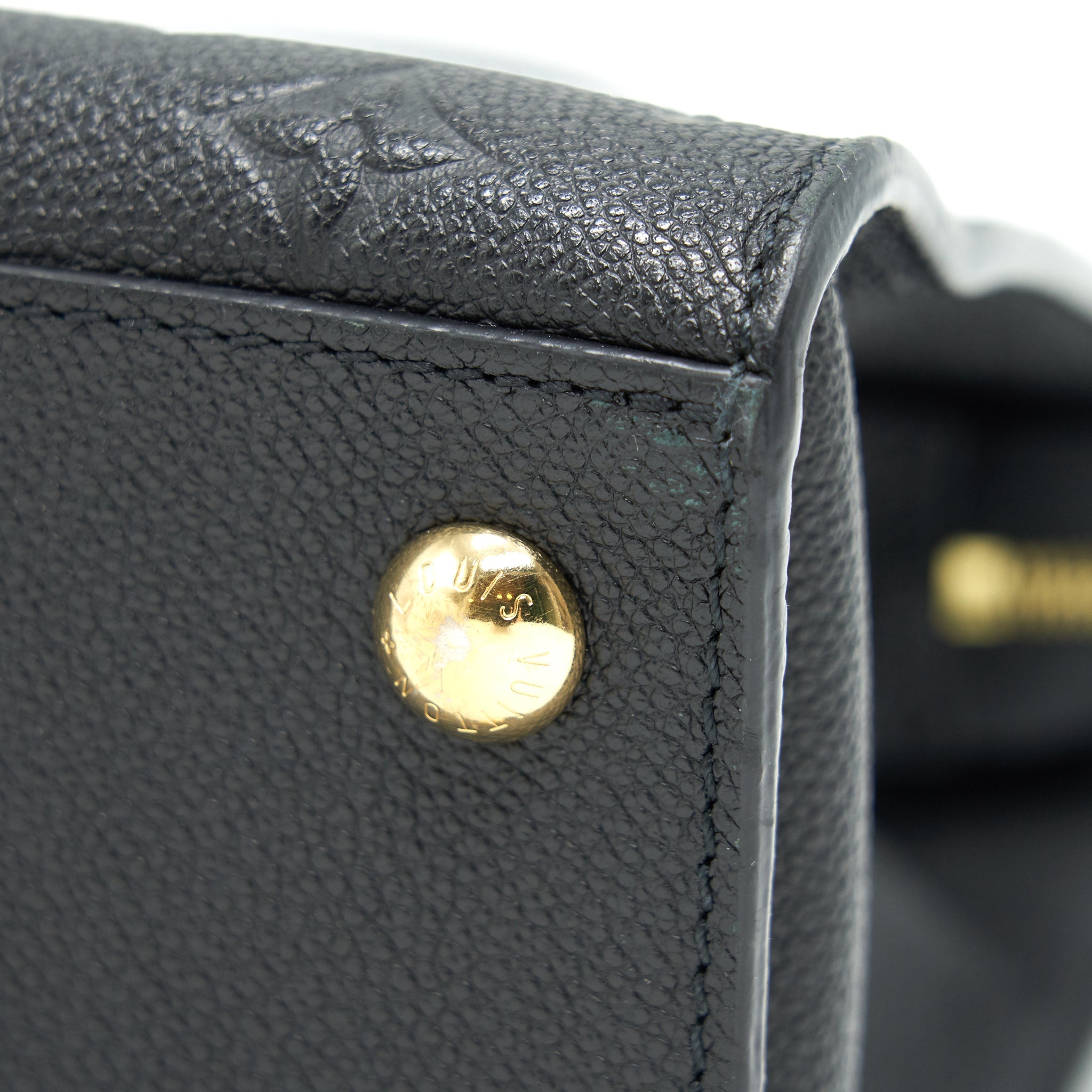 AAA Replica Louis Vuitton LV MONOGRAM EMPREINTE PONT NEUF MM NOIR