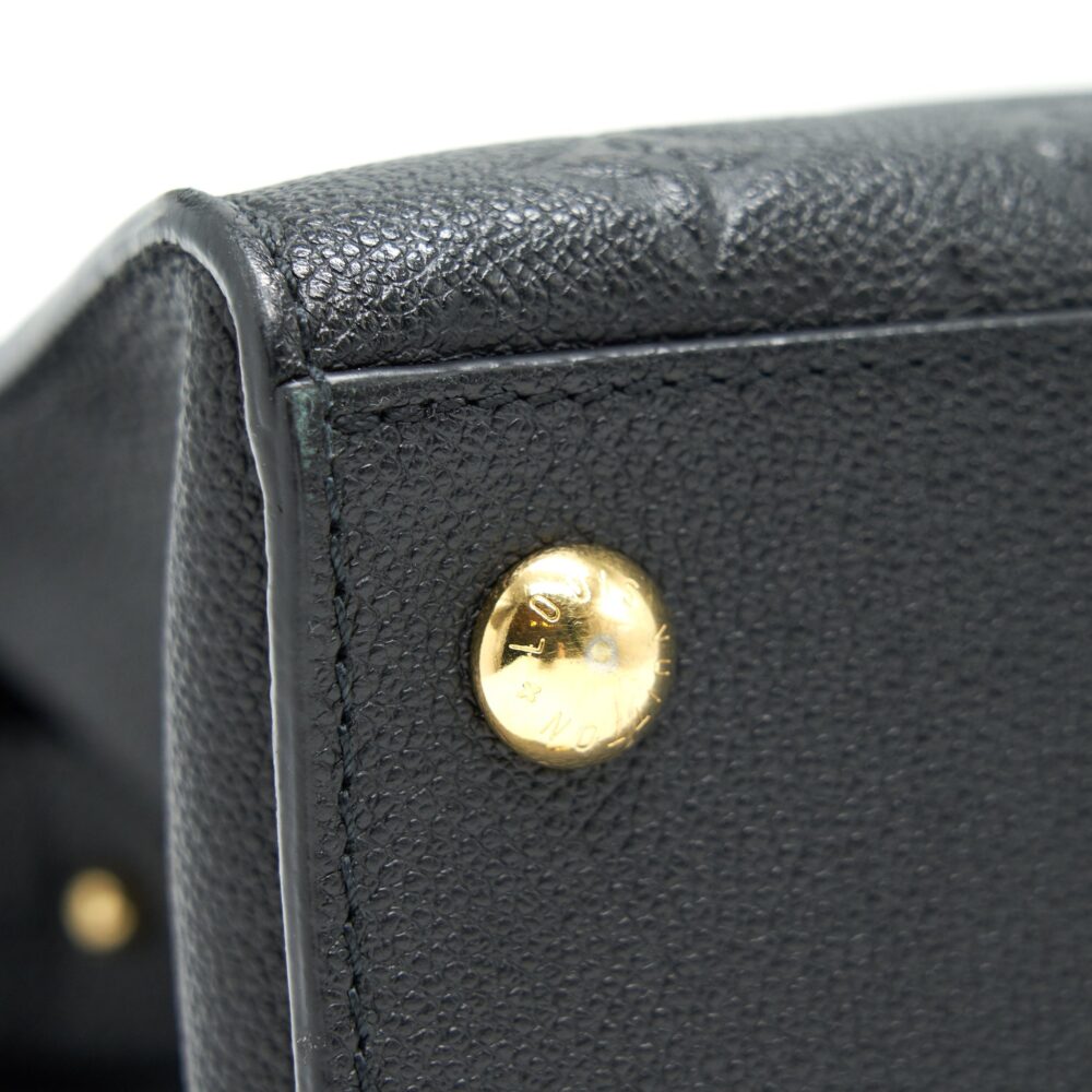 AAA Replica Louis Vuitton LV MONOGRAM EMPREINTE PONT NEUF MM NOIR