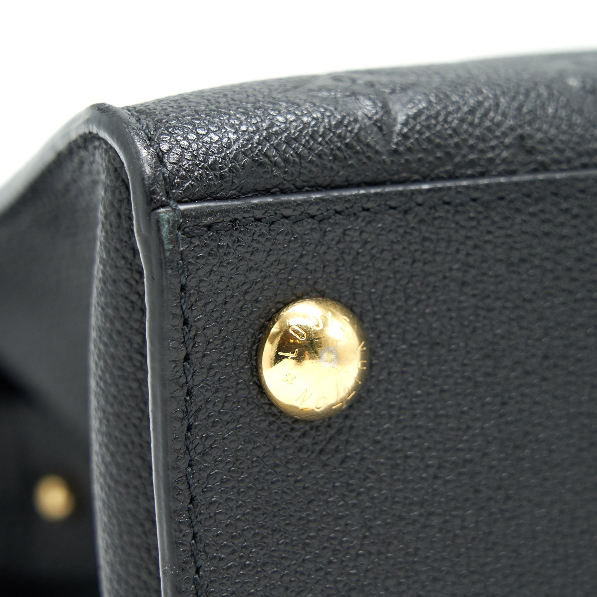 AAA Replica Louis Vuitton LV MONOGRAM EMPREINTE PONT NEUF MM NOIR
