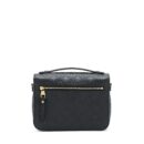AAA Replica Louis Vuitton LV POCHETTE MÉTIS MONOGRAM EMPREINTE BLACK GHW