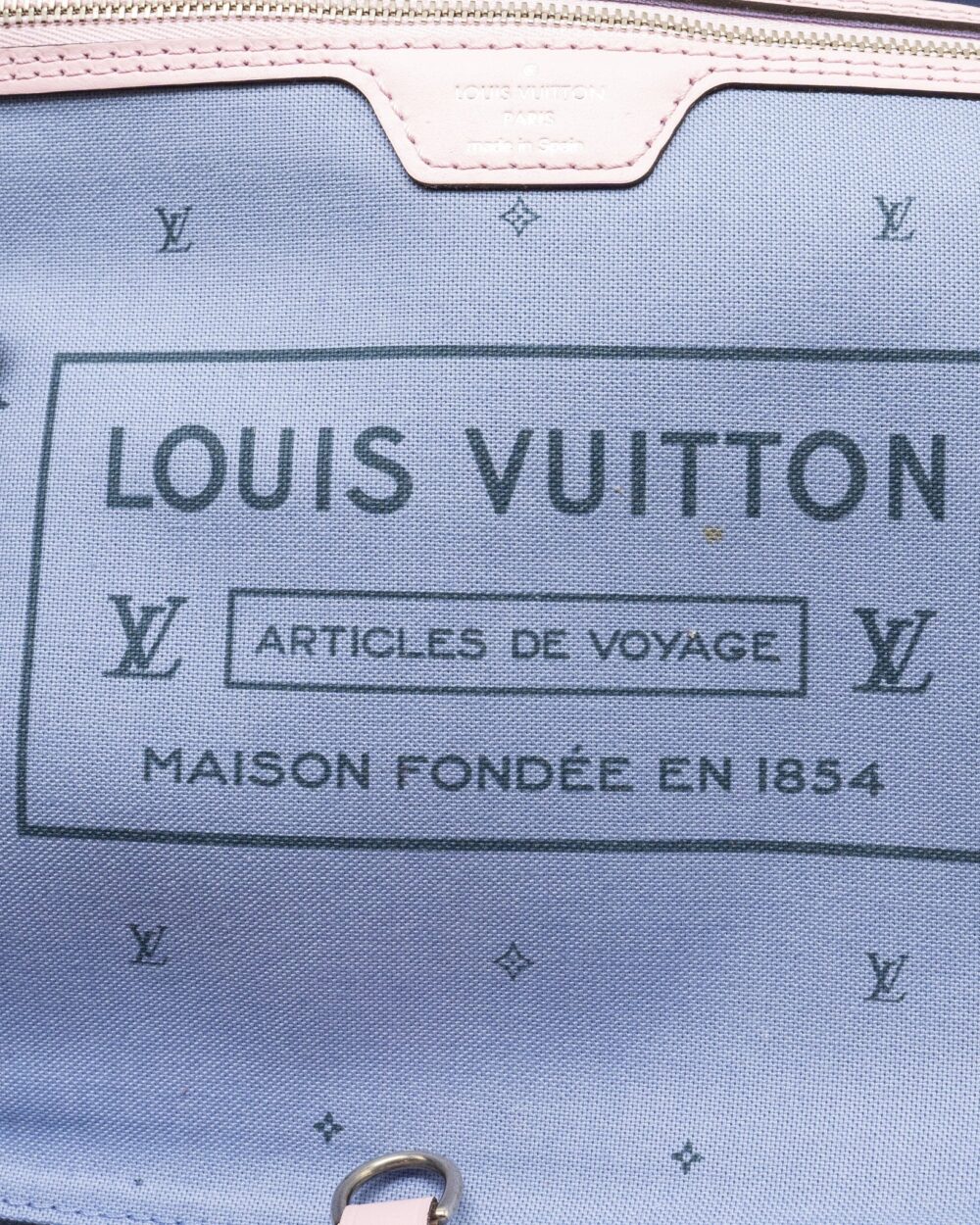 AAA Replica Louis Vuitton LV NEVERFULL MM ESCAL GIANT CANVAS PASTEL PINK SHW