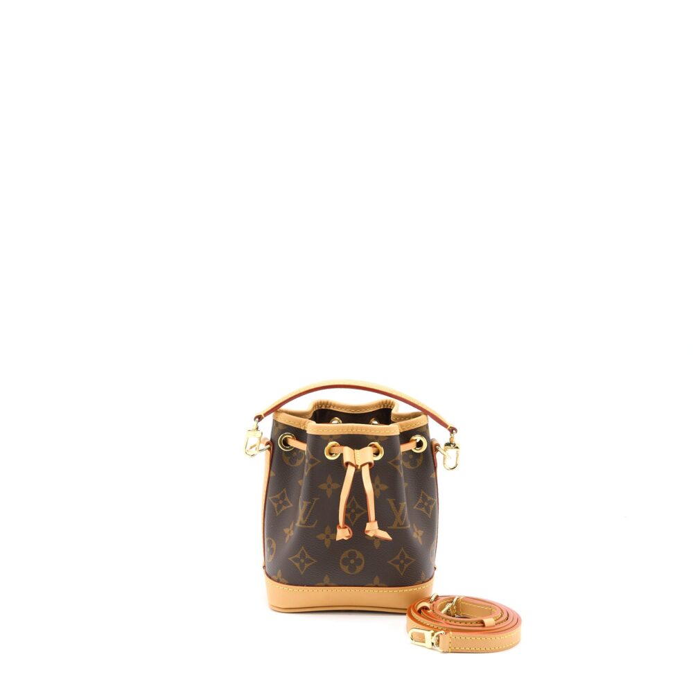 AAA Replica Louis Vuitton LV NANO NOE MONOGRAM CANVAS GHW (NEW VERSION)