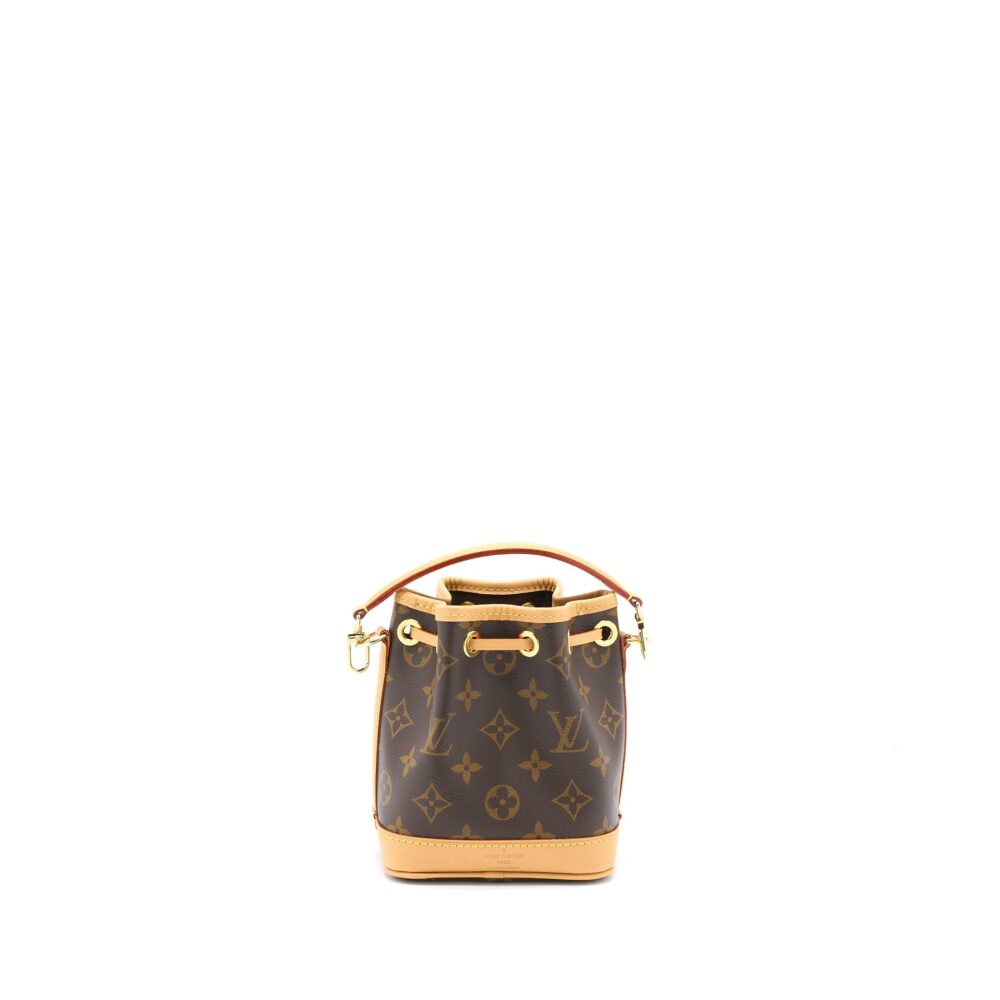 AAA Replica Louis Vuitton LV NANO NOE MONOGRAM CANVAS GHW (NEW VERSION)