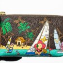 AAA Replica Louis Vuitton LV 2023 CHRISTMAS ANIMATION SAILING KEY POUCH MONOGRAM CANVAS MULTICOLOUR GHW