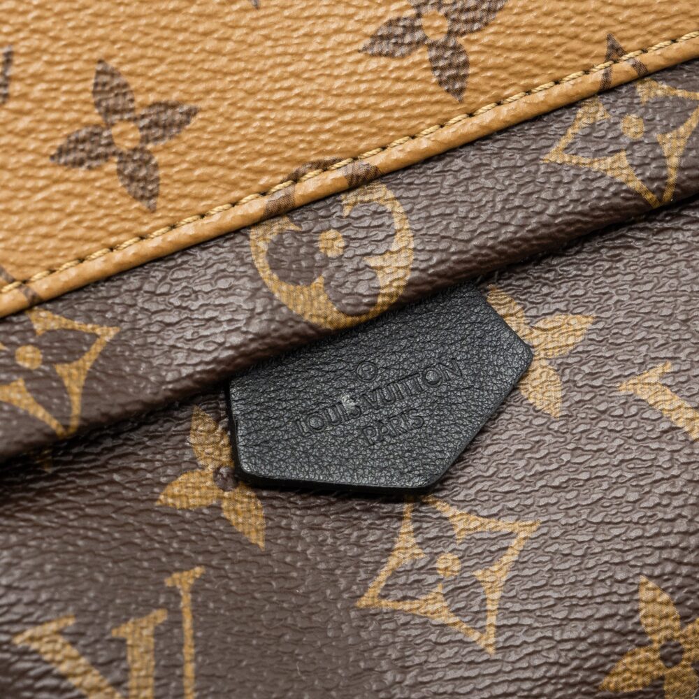 AAA Replica Louis Vuitton LV MINI PALM SPRING BACKPACK REVERSE MONOGRAM CANVAS GHW