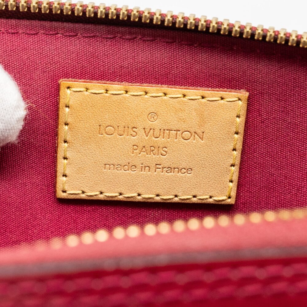 AAA Replica Louis Vuitton LV ALMA BB PATENT INDIAN ROSE GHW