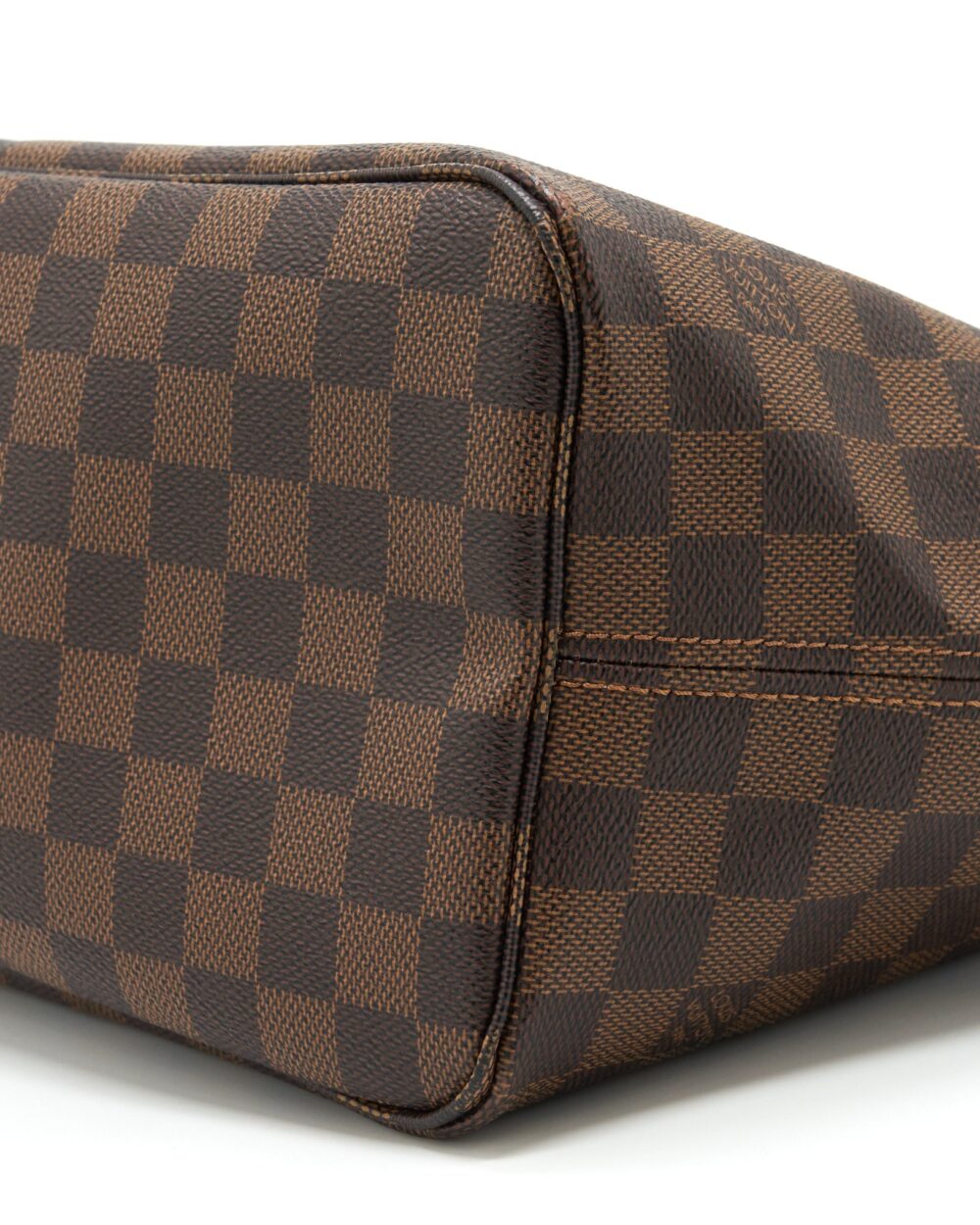 AAA Replica Louis Vuitton LV NEVERFULL MM DAMIER EBENE ROSE BALLERINE GHW