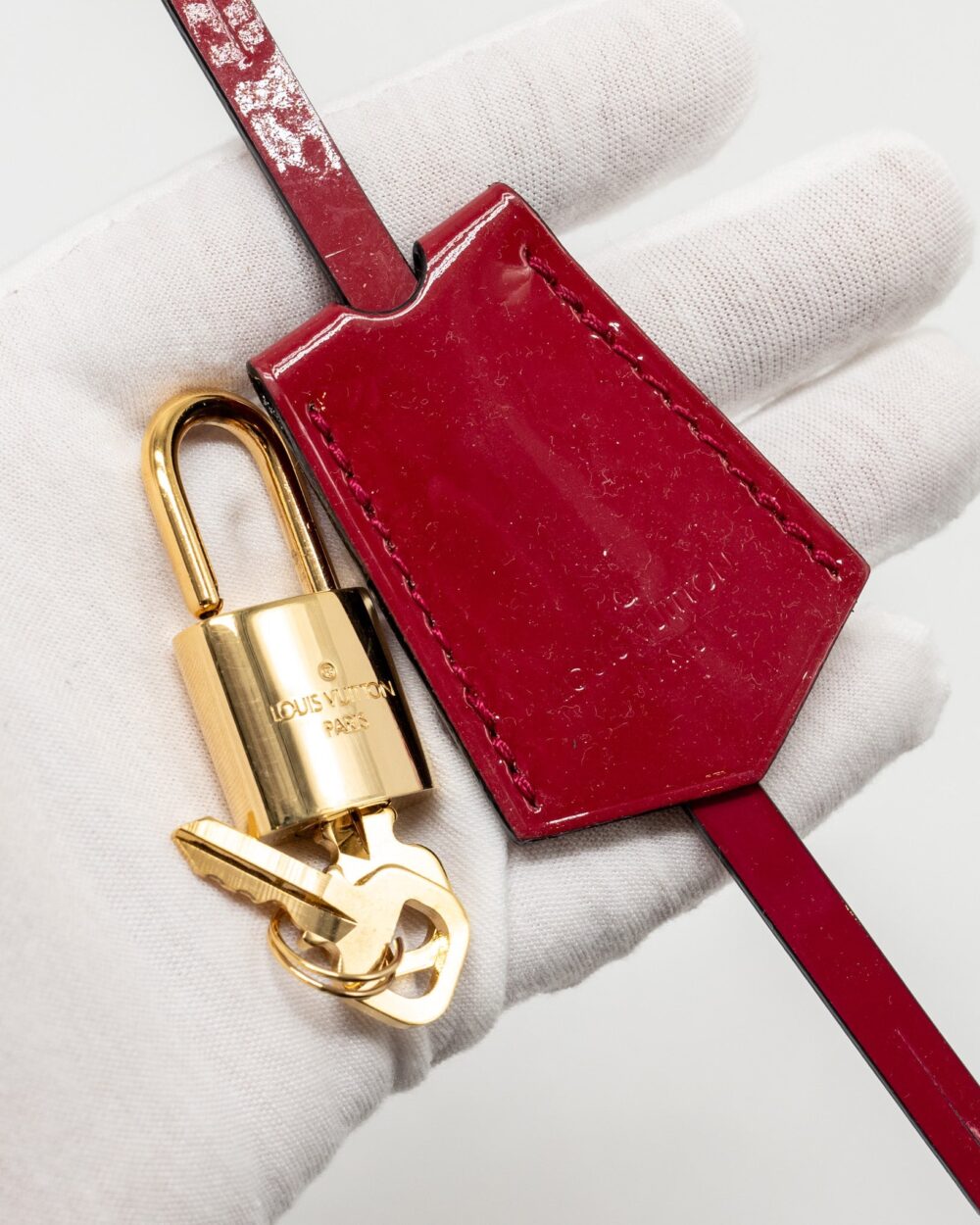 AAA Replica Louis Vuitton LV ALMA BB PATENT INDIAN ROSE GHW
