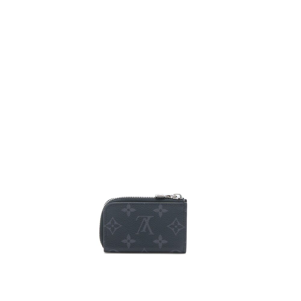 AAA Replica Louis Vuitton LV ZIP CARDHOLDER MONOGRAM ECLIPSE CANVAS SHW