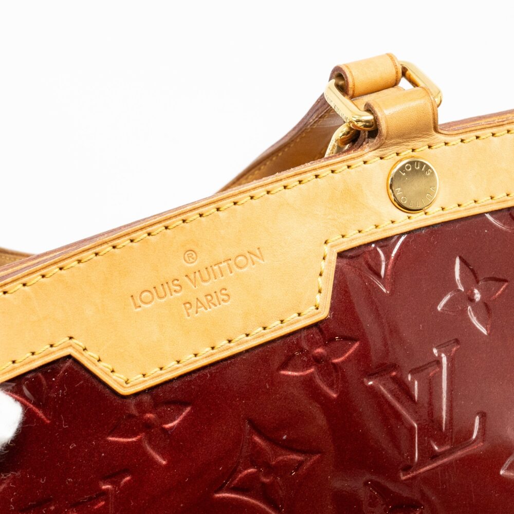 AAA Replica Louis Vuitton LV VERNIS BREA PATENT BURGUNDY AMARANTE GHW