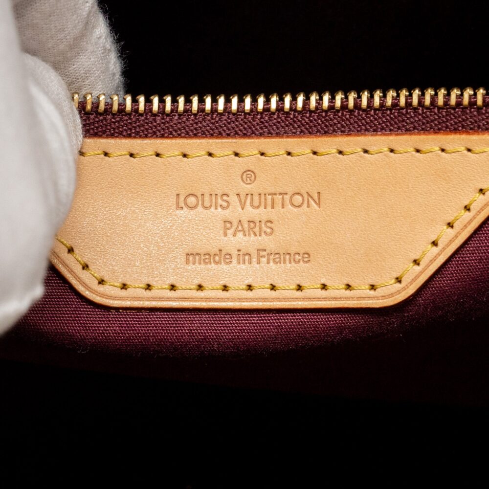 AAA Replica Louis Vuitton LV VERNIS BREA PATENT BURGUNDY AMARANTE GHW