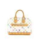 AAA Replica Louis Vuitton LV ALMA BAG MONOGRAM CANVAS WHITE/MULTICOLOURED GHW