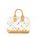 AAA Replica Louis Vuitton LV ALMA BAG MONOGRAM CANVAS WHITE/MULTICOLOURED GHW