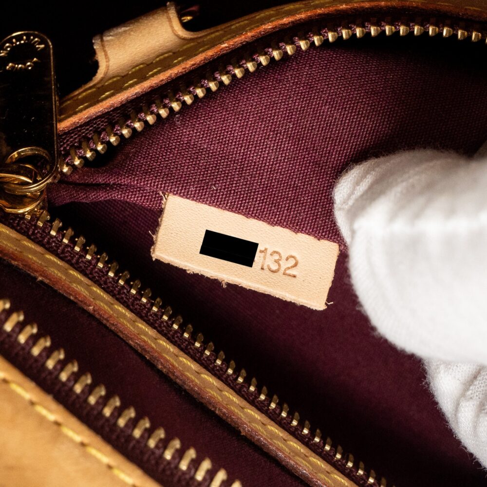 AAA Replica Louis Vuitton LV VERNIS BREA PATENT BURGUNDY AMARANTE GHW