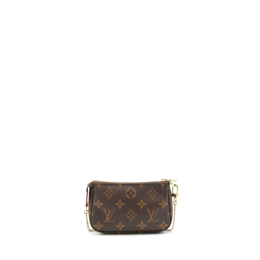 AAA Replica Louis Vuitton LV MINI POCHETTE MONOGRAM CANVAS GHW
