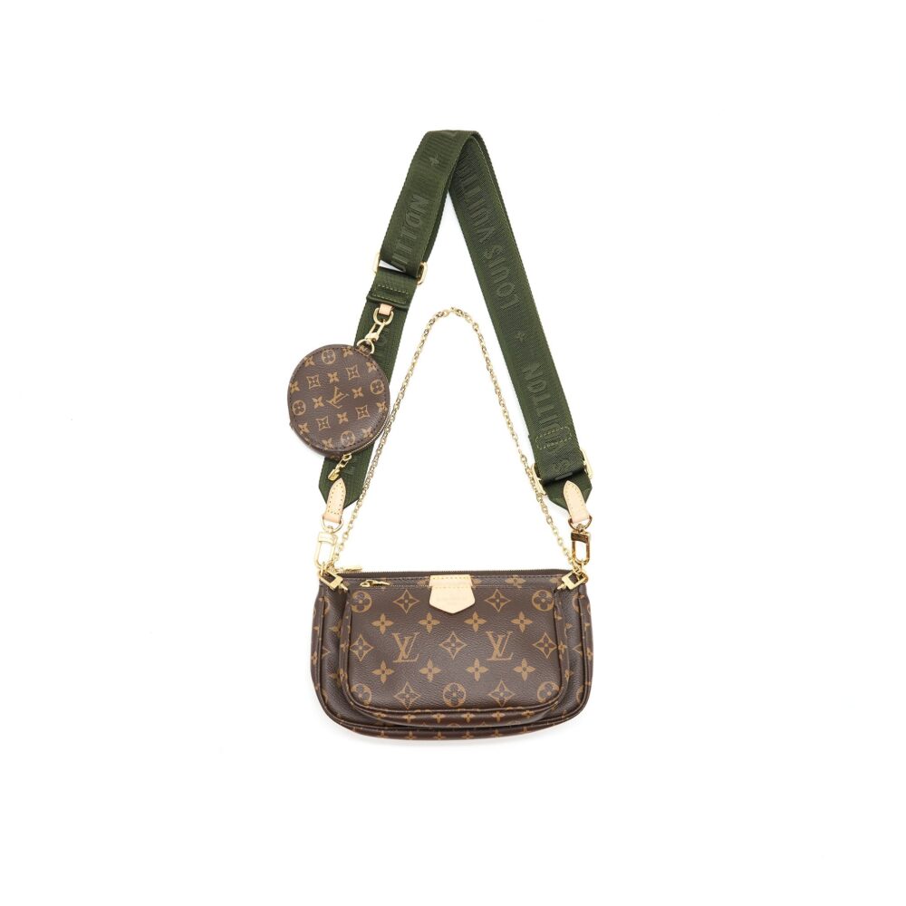 AAA Replica Louis Vuitton LV MULTI POCHETTE ACCESSORIES KHAKI