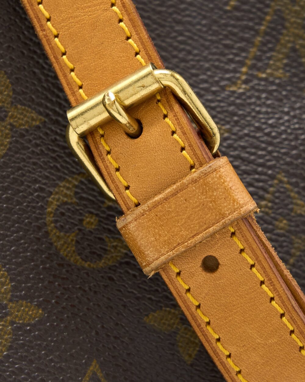 AAA Replica Louis Vuitton LV VINTAGE SAUMUR CLOTH CROSSBODY BAG MONOGRAM CANVAS GHW