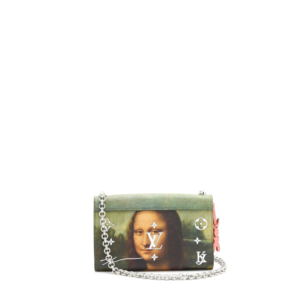 AAA Replica Louis Vuitton LV WALLET ON CHAIN JEFF KOONS DA VINCI LIMITED EDITION