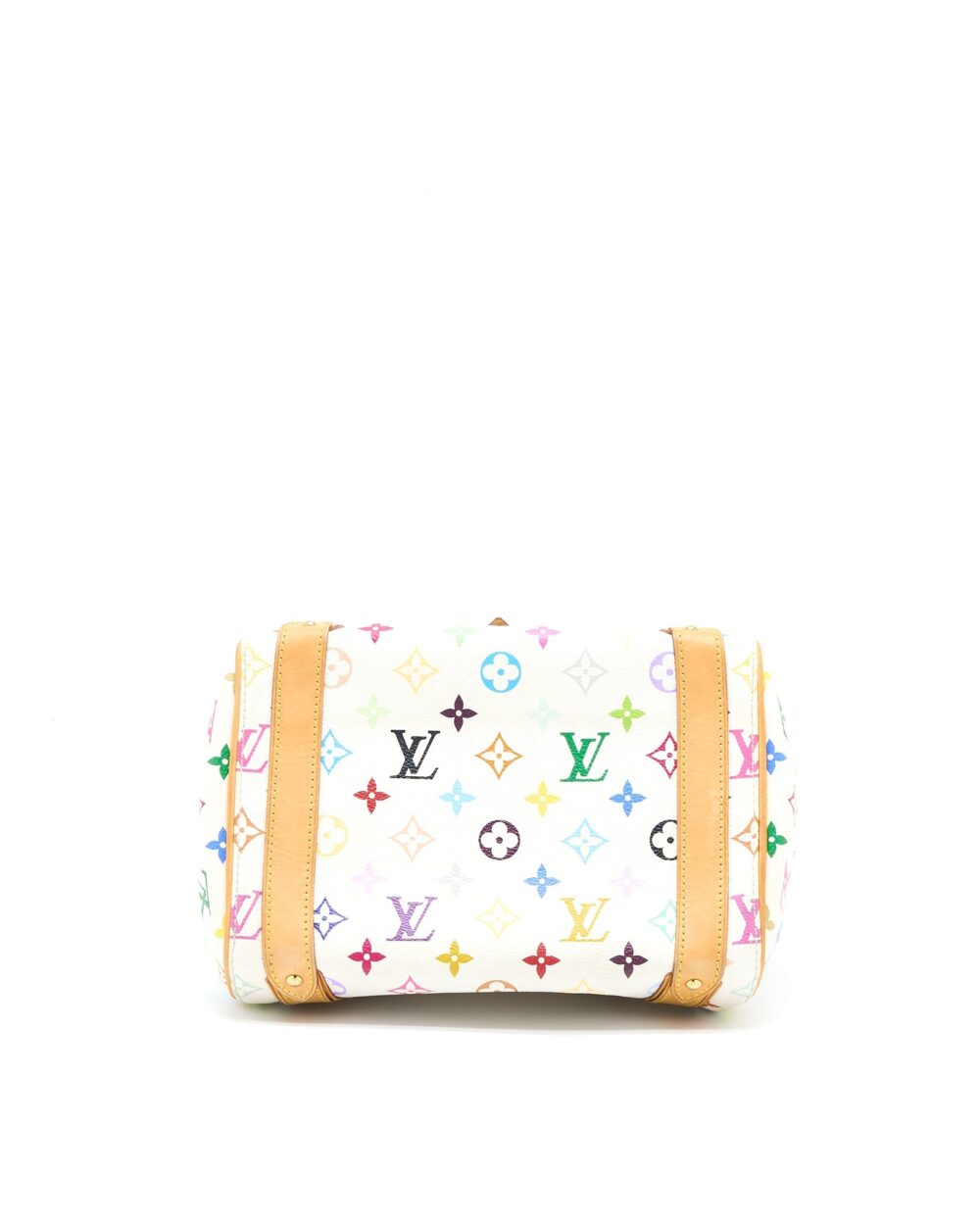 AAA Replica Louis Vuitton LV VINTAGE BOWLING BAG MONOGRAM CANVAS WHITE/MULTICOLOUR GHW