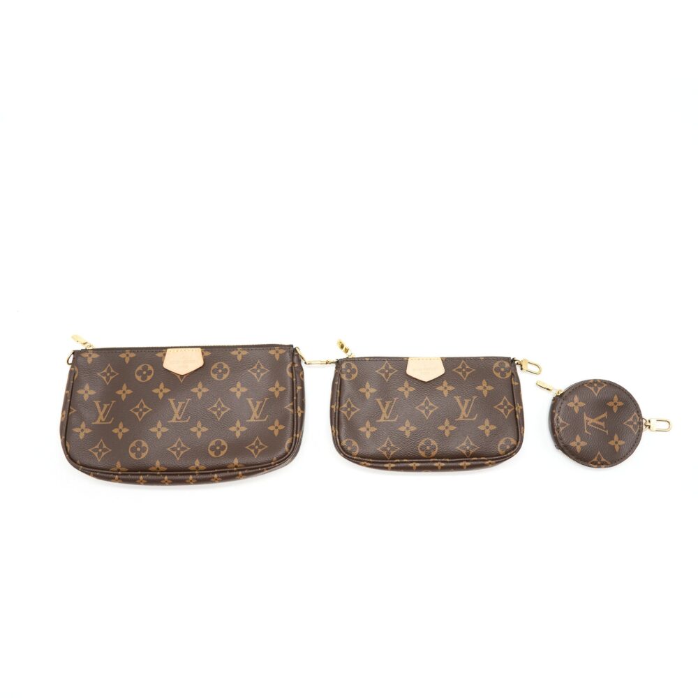 AAA Replica Louis Vuitton LV MULTI POCHETTE ACCESSORIES KHAKI