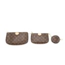 AAA Replica Louis Vuitton LV MULTI POCHETTE ACCESSORIES KHAKI