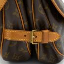 AAA Replica Louis Vuitton LV VINTAGE SAUMUR CLOTH CROSSBODY BAG MONOGRAM CANVAS GHW