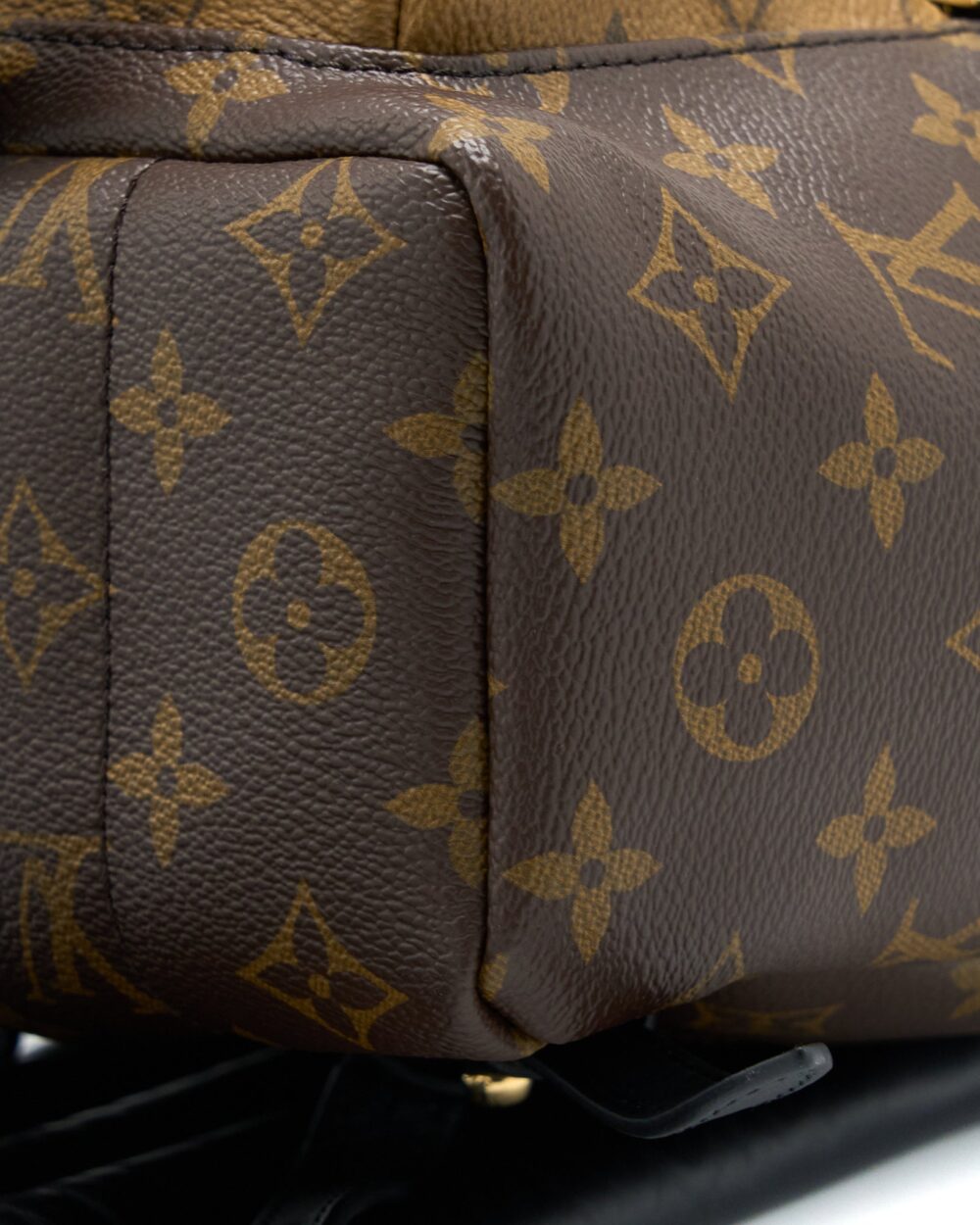 AAA Replica Louis Vuitton LV PALM SPRING BACKPACK PM MONOGRAM REVERSE CANVAS GHW
