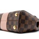 AAA Replica Louis Vuitton LV CLUNY BB DAMIER EBENE/PINK GHW